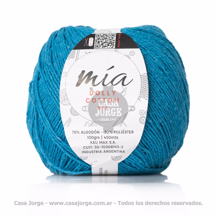 HILO ALGODON 8/3 DOLLY MARCA MIA EN OVILLO POR KILO